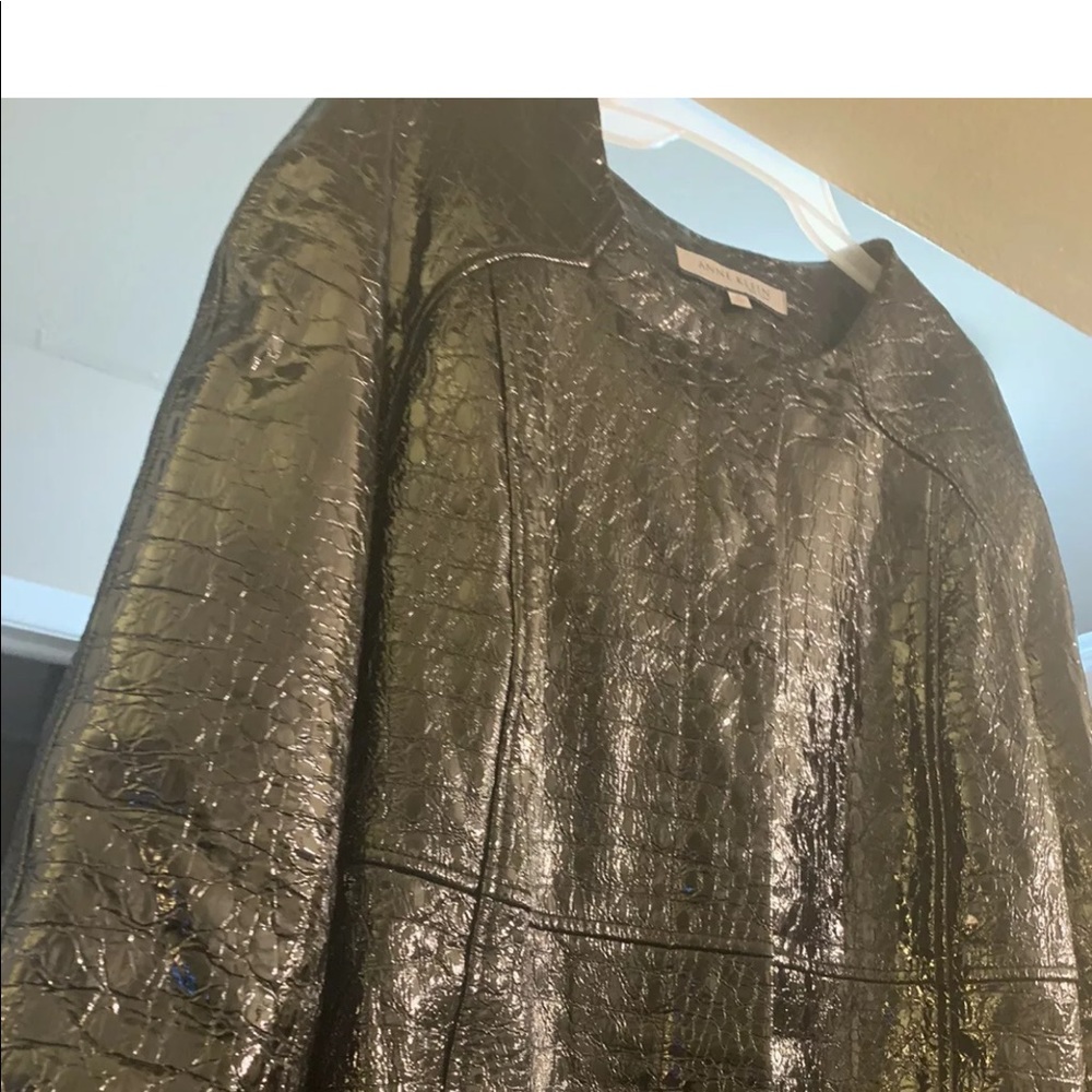 Leather coat